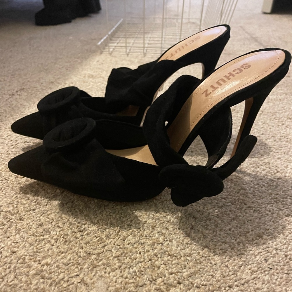 Schulz black heels